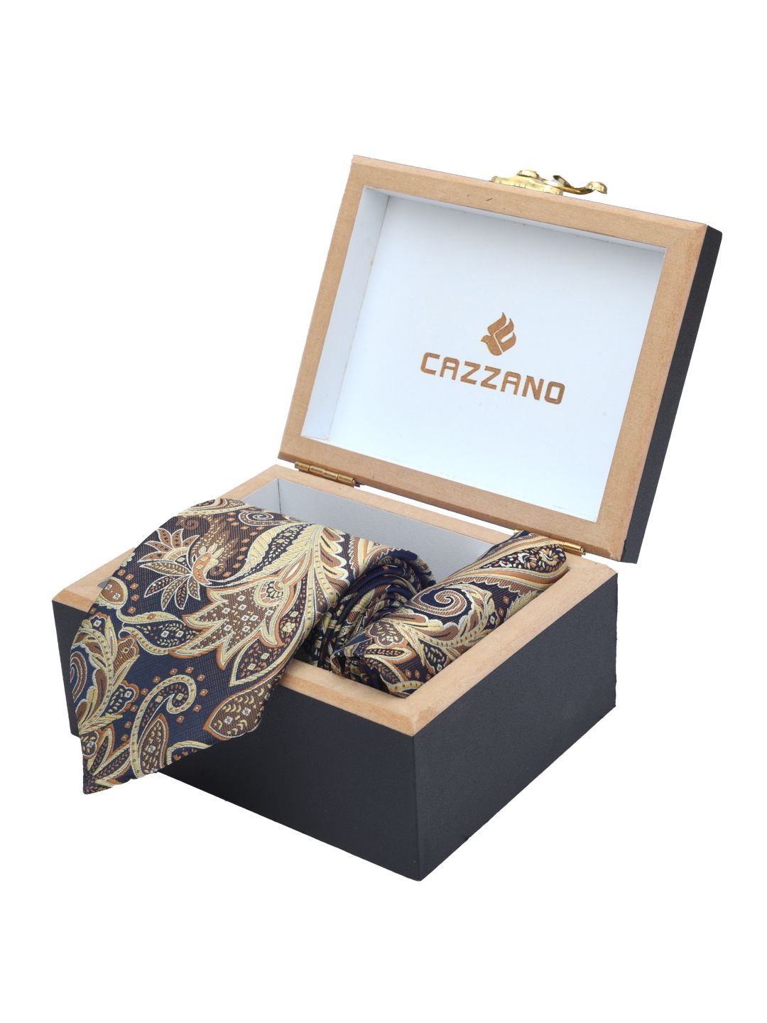 

Cazzano Men Accessory Gift Set of, Brown