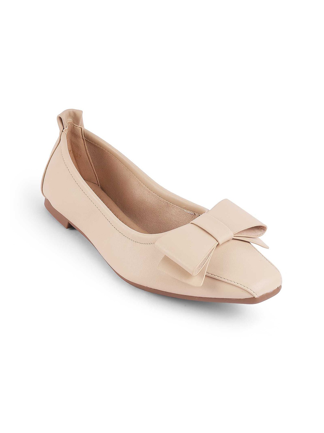 

Tresmode Women Ballerinas with Bows Flats, Beige