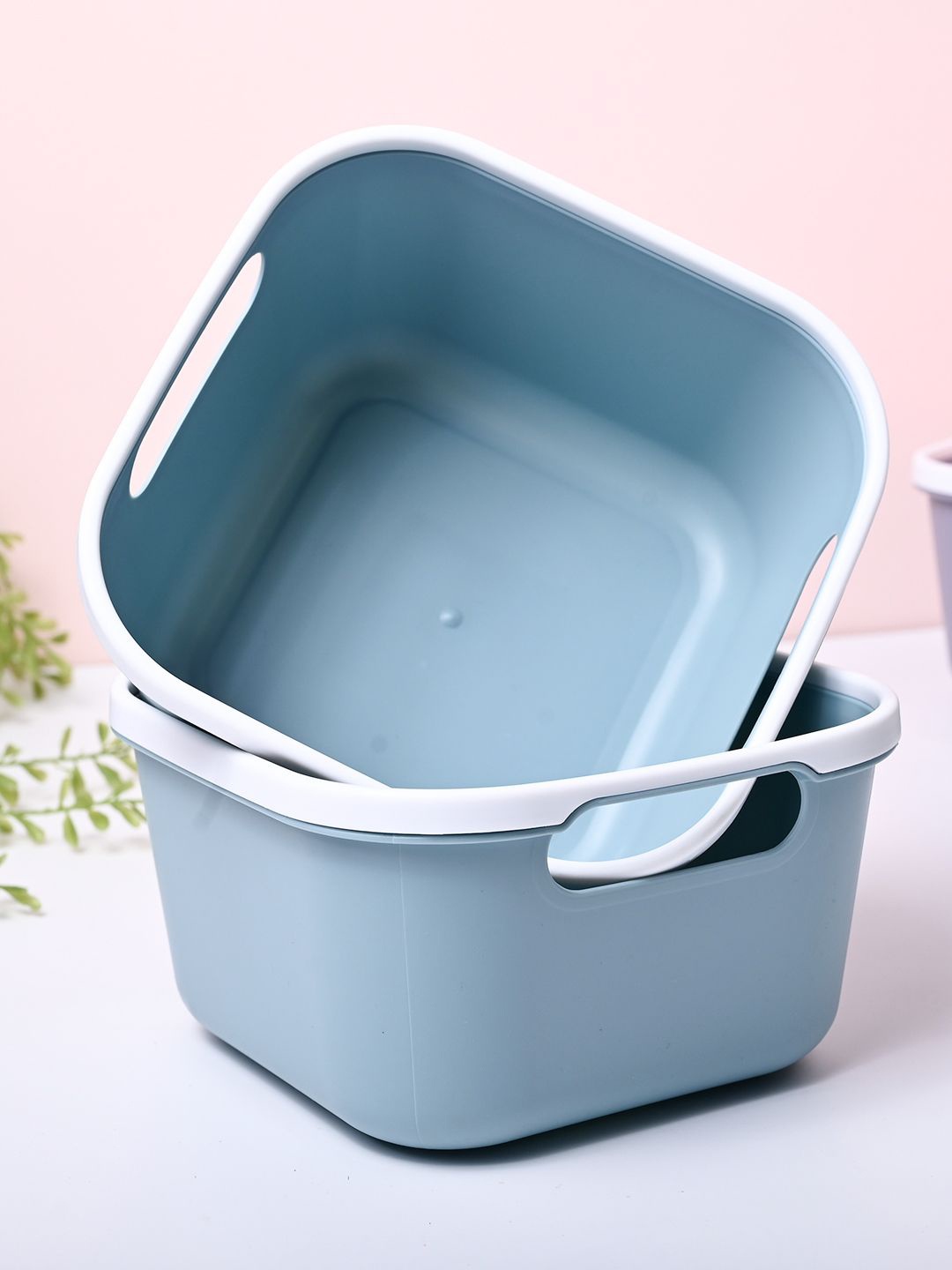 

MARKET99 Blue & White 2 Pieces Durable Organisers