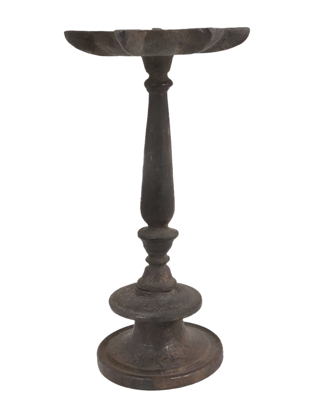 

Indianshelf Black Textured Brass Pooja Diya, Gold