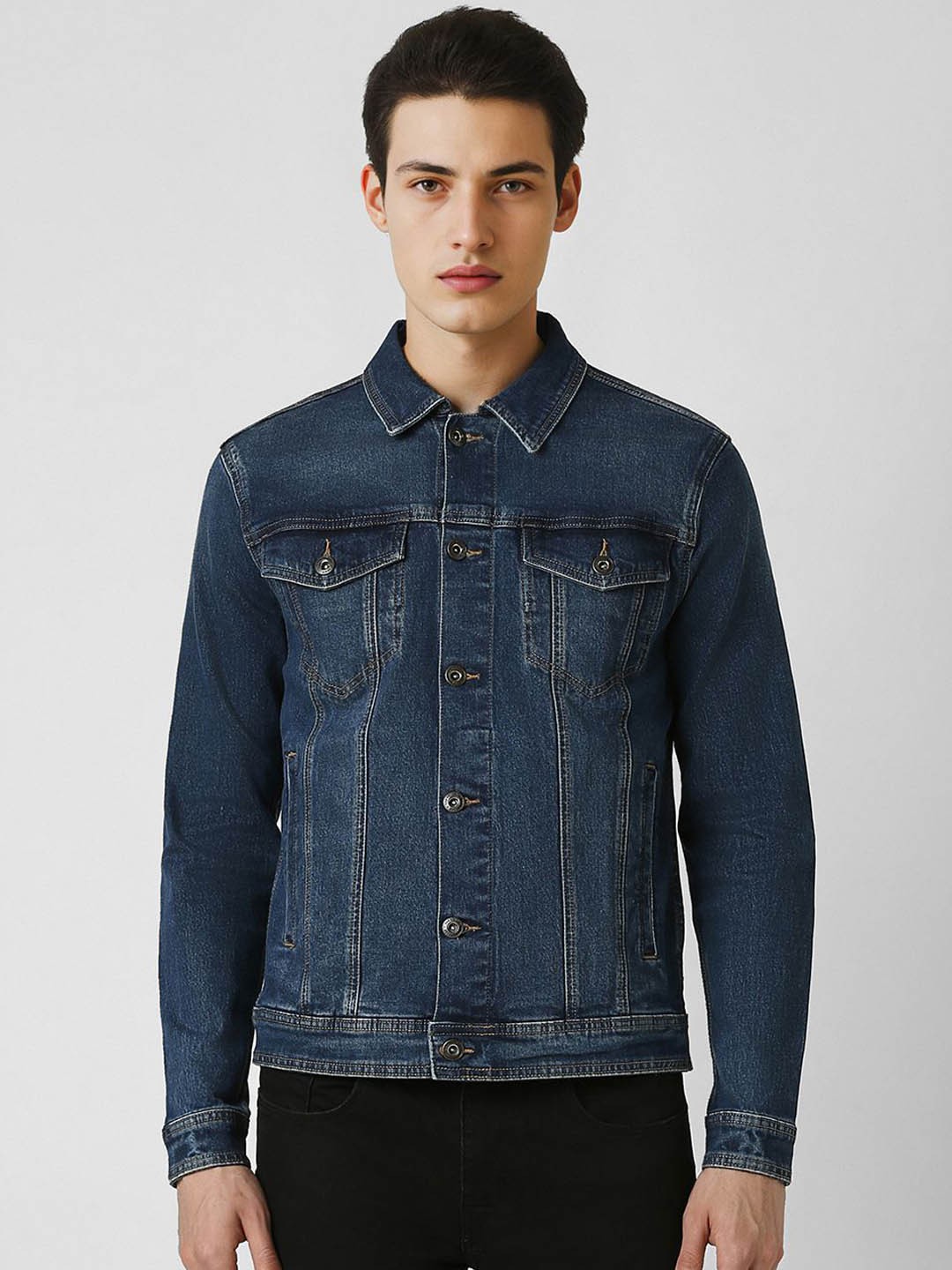 

VAN HEUSEN DENIM LABS Men Denim Jacket, Blue