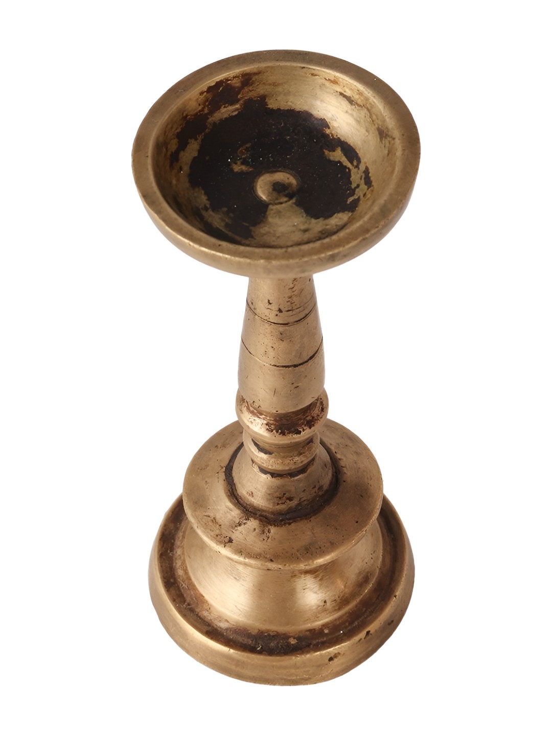 

Indianshelf Bronze Toned Antique Diwali Standing Oil Diya