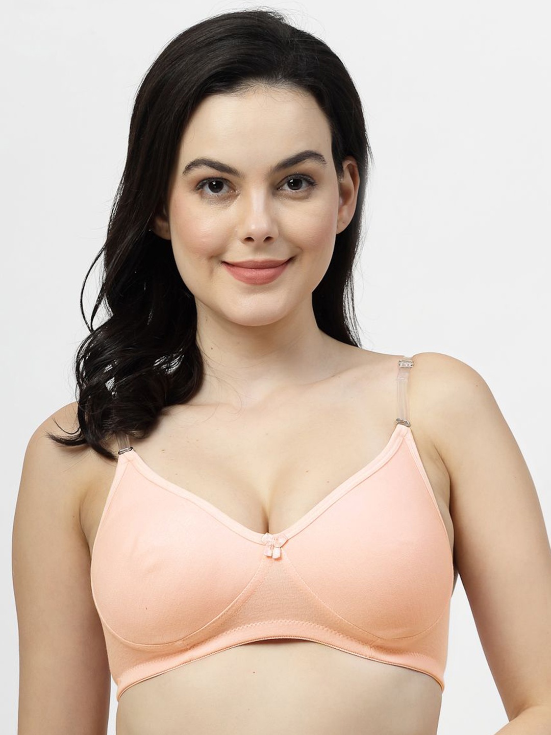 

SHYAM SONS FLAIR Femina Women Half Coverage T-shirt Bra, Orange