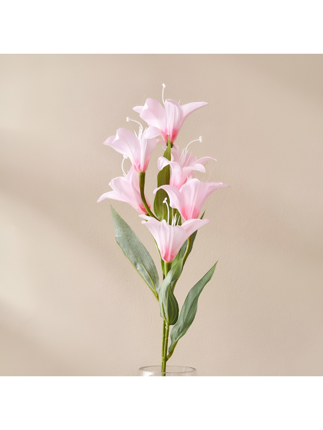 

Home Centre Pink & Green Lily Artificial Flower