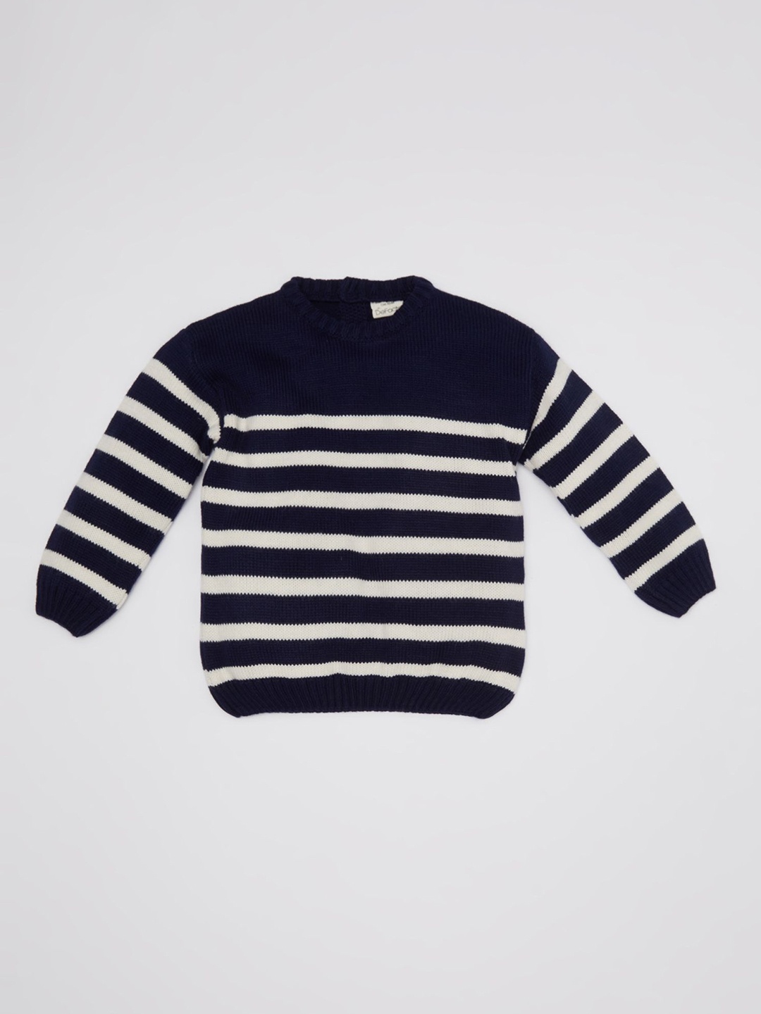 

DeFacto Boys Striped Pullover, White