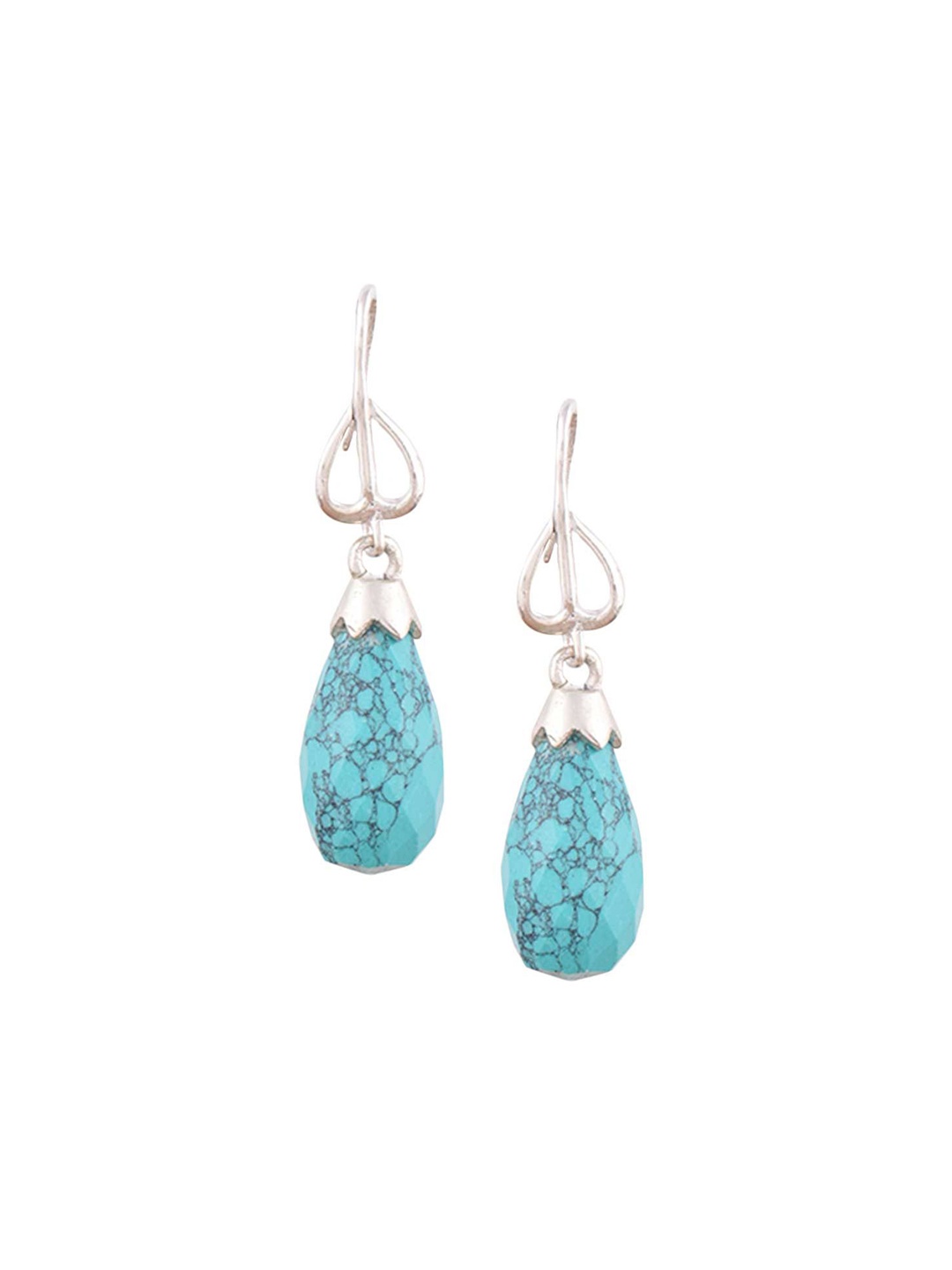 

Indianshelf 92.5 Sterling Silver Contemporary Drop Earrings