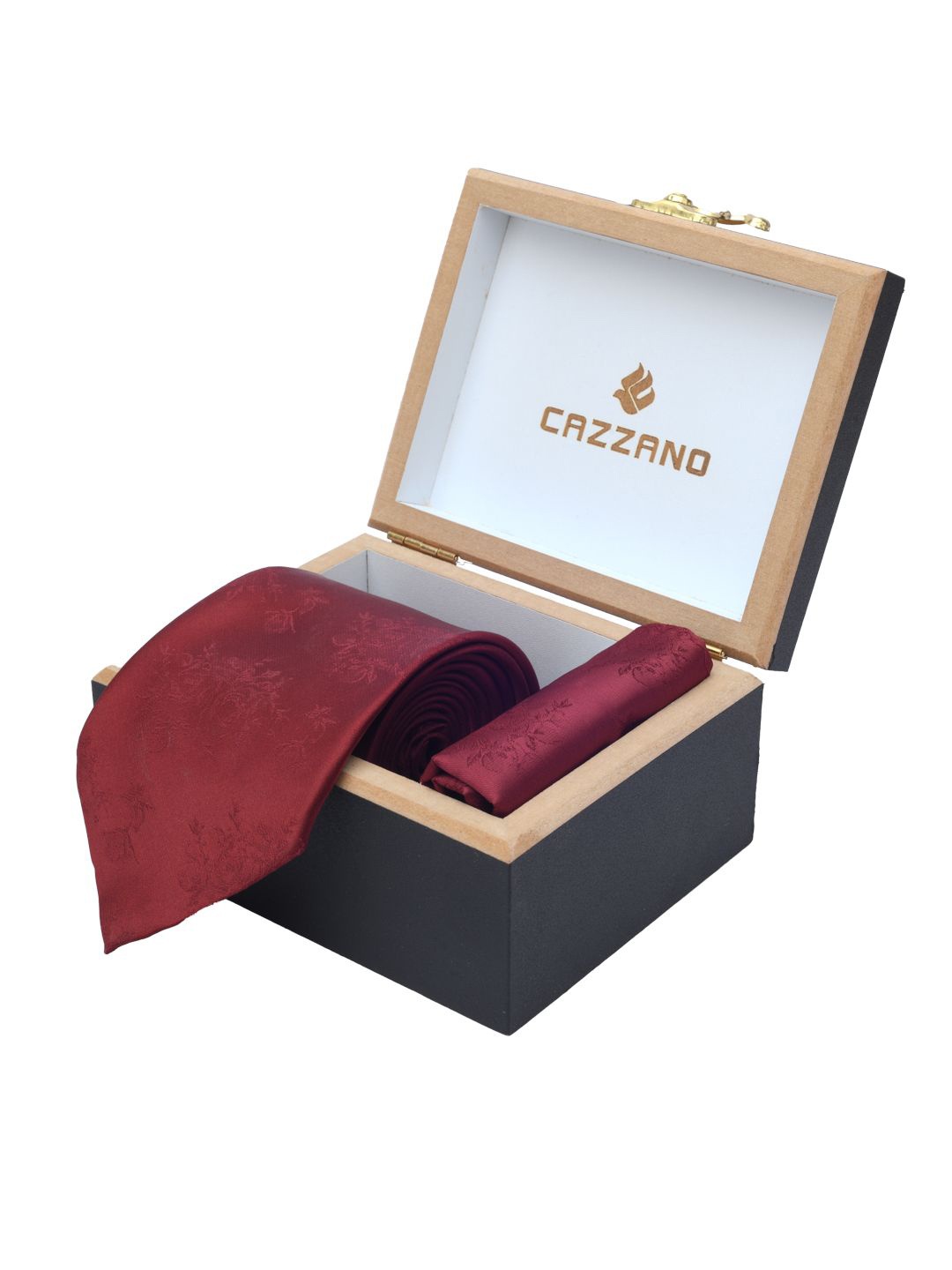

Cazzano Men Accessory Gift Set of, Maroon