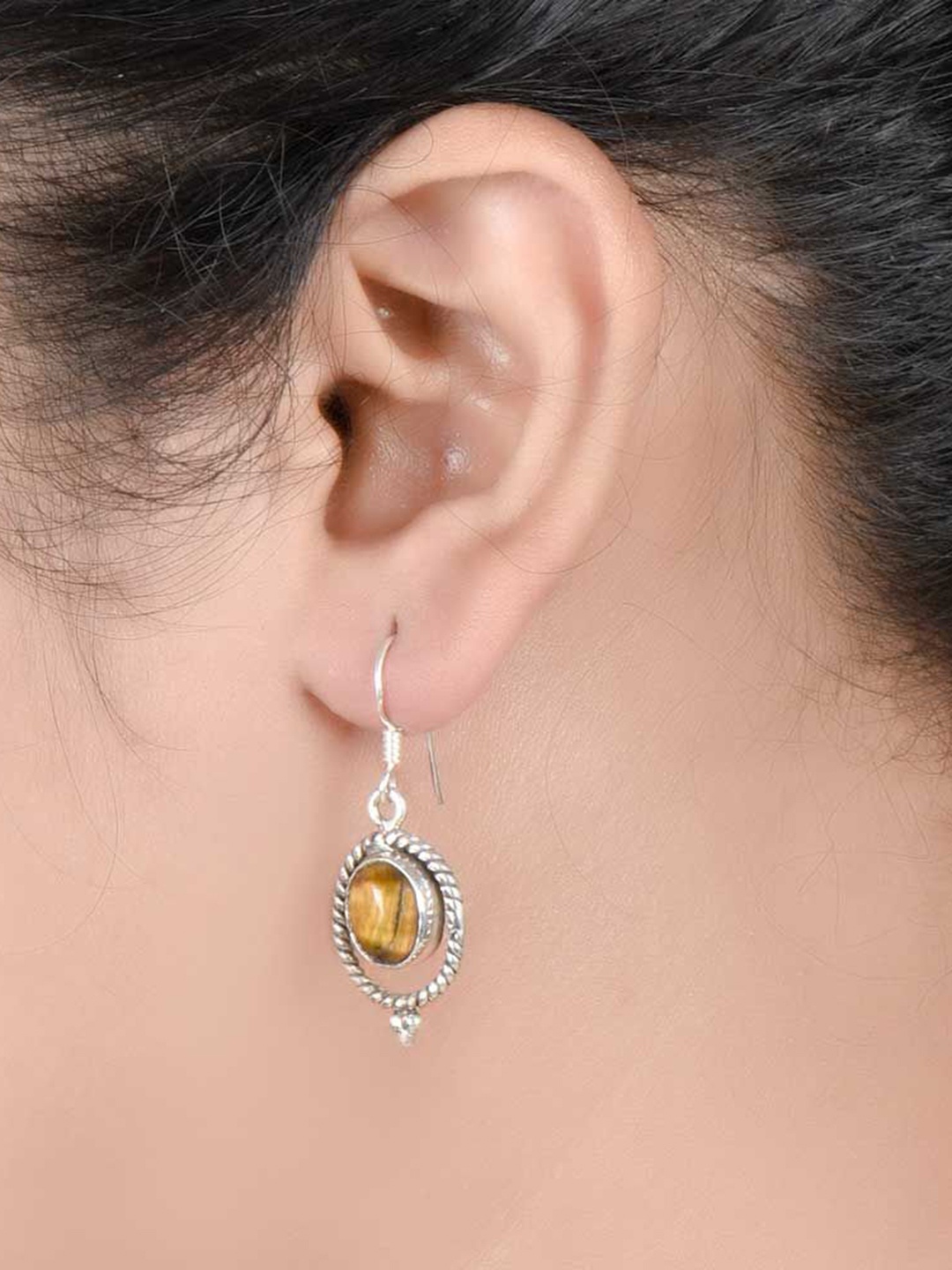 

Indianshelf 92.5 Sterling Silver Contemporary Drop Earrings