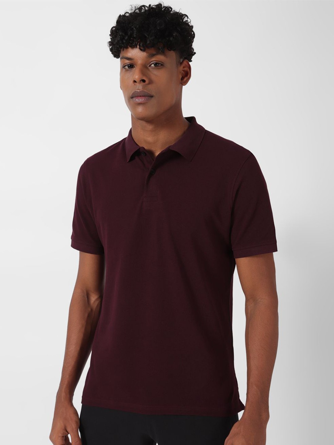 

Reebok Pure Cotton Polo Tshirts, Maroon