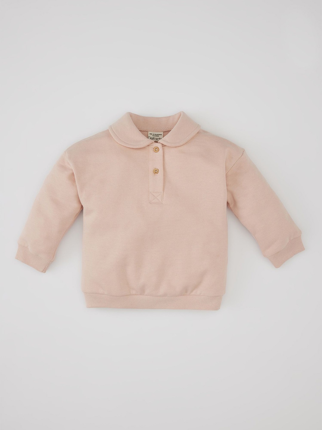 

DeFacto Girls Long Sleeved Sweatshirt, Beige
