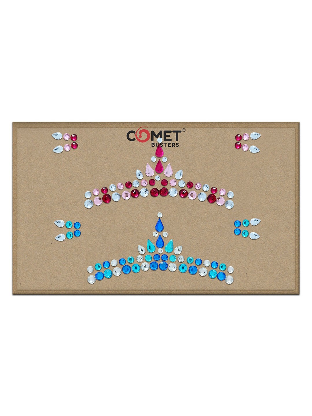 

Comet Busters Face Jewels Temporary Sticker Bindi, White