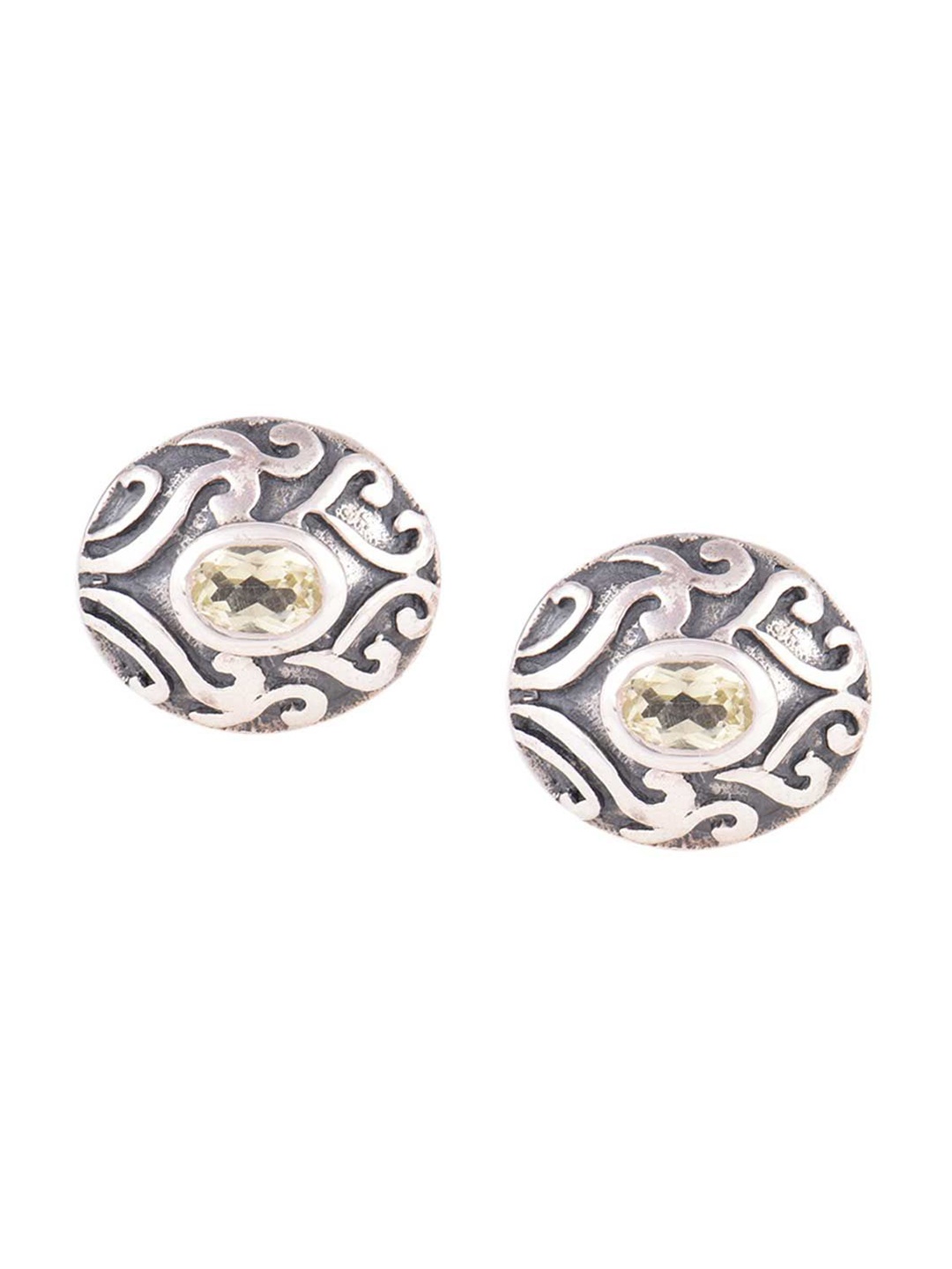 

Indianshelf 92.5 Sterling Silver Contemporary Studs