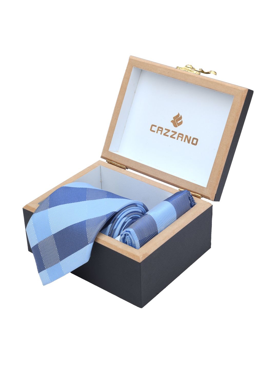

Cazzano Men Accessory Gift Set of, Blue
