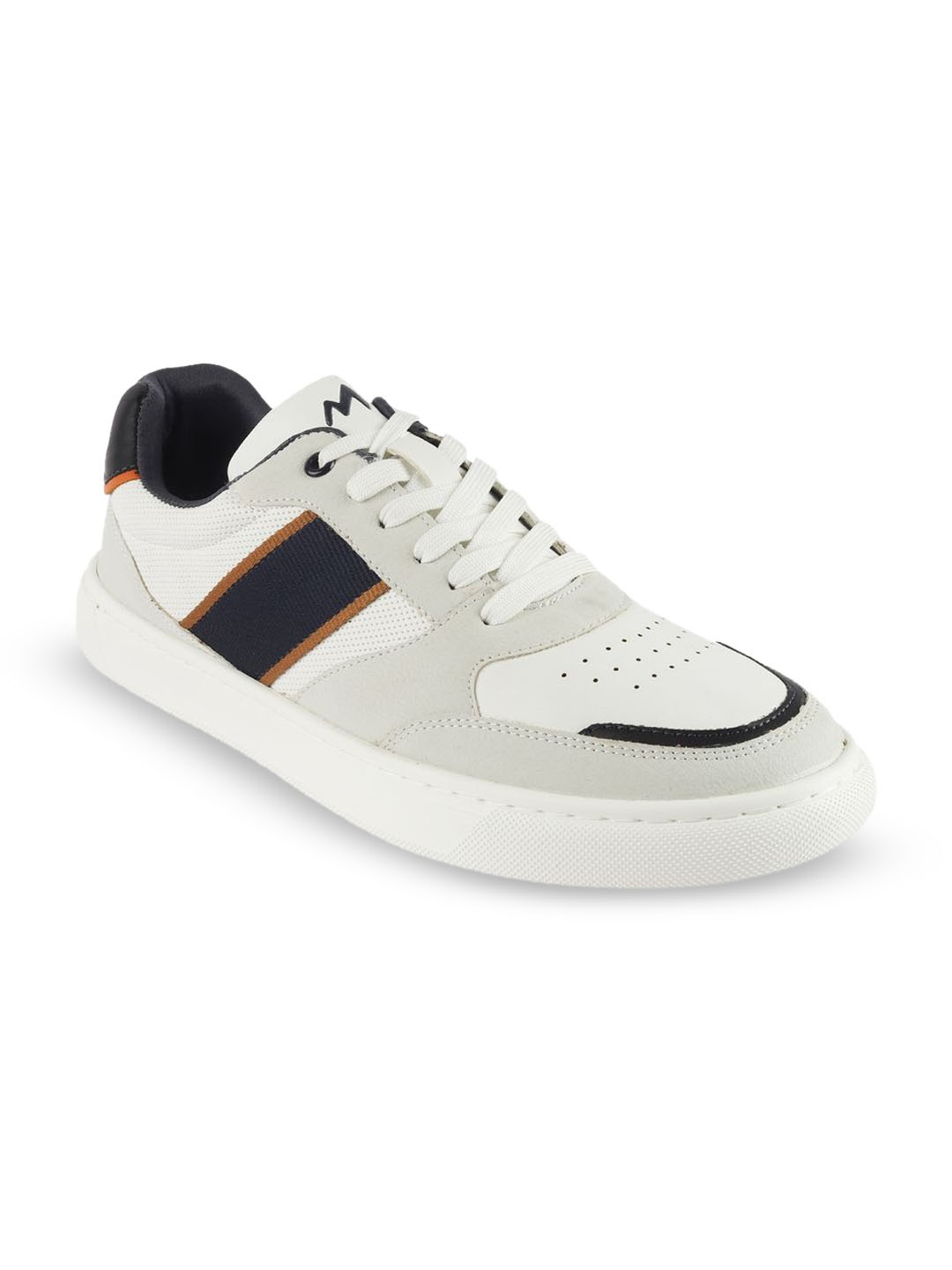 

Metro Men Colourblocked Lace-Ups Sneakers, White