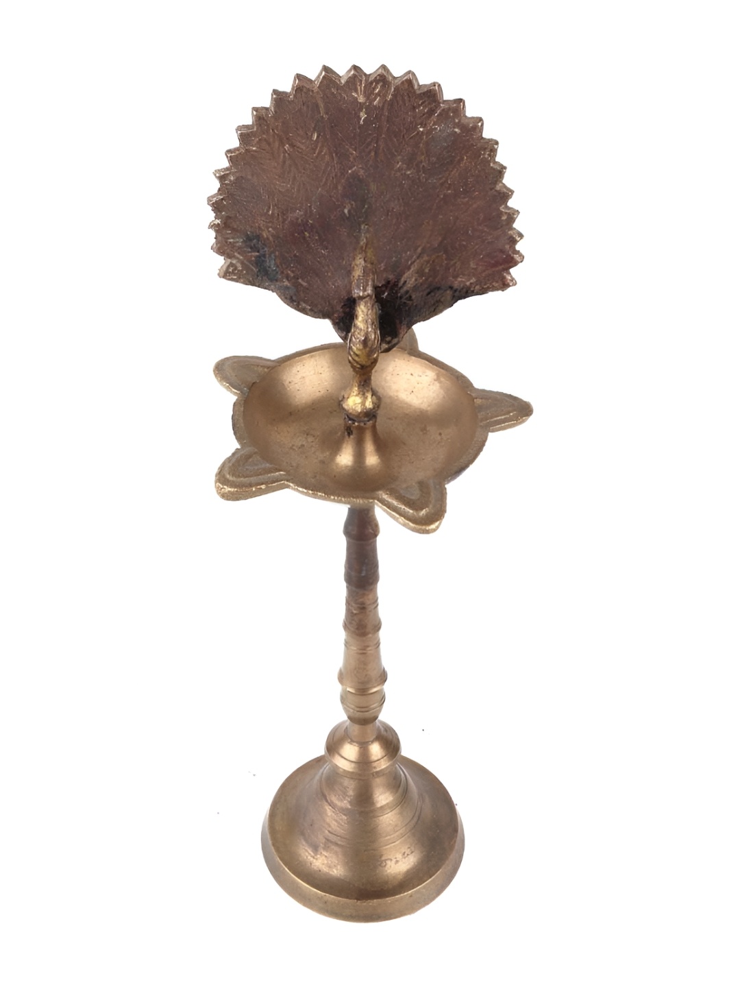 

Indianshelf Bronze Toned Textured Brass Pooja Diya