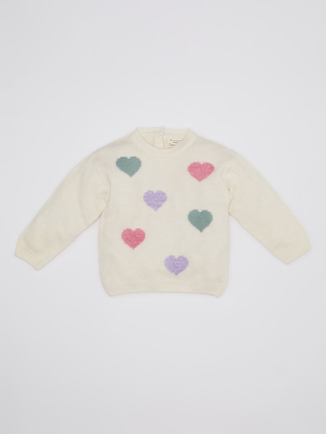 

DeFacto Girls Humour and Comic Printed Pullover, Off white