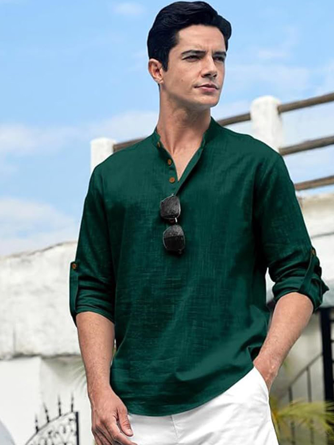 

Vida Loca Men Kurta, Green