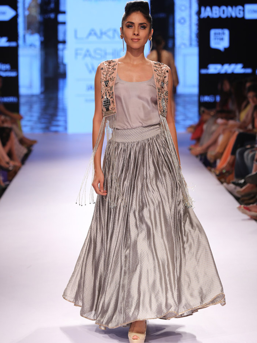 

Payal Singhal Women Camouflage without Lightweight Jacket, Grey