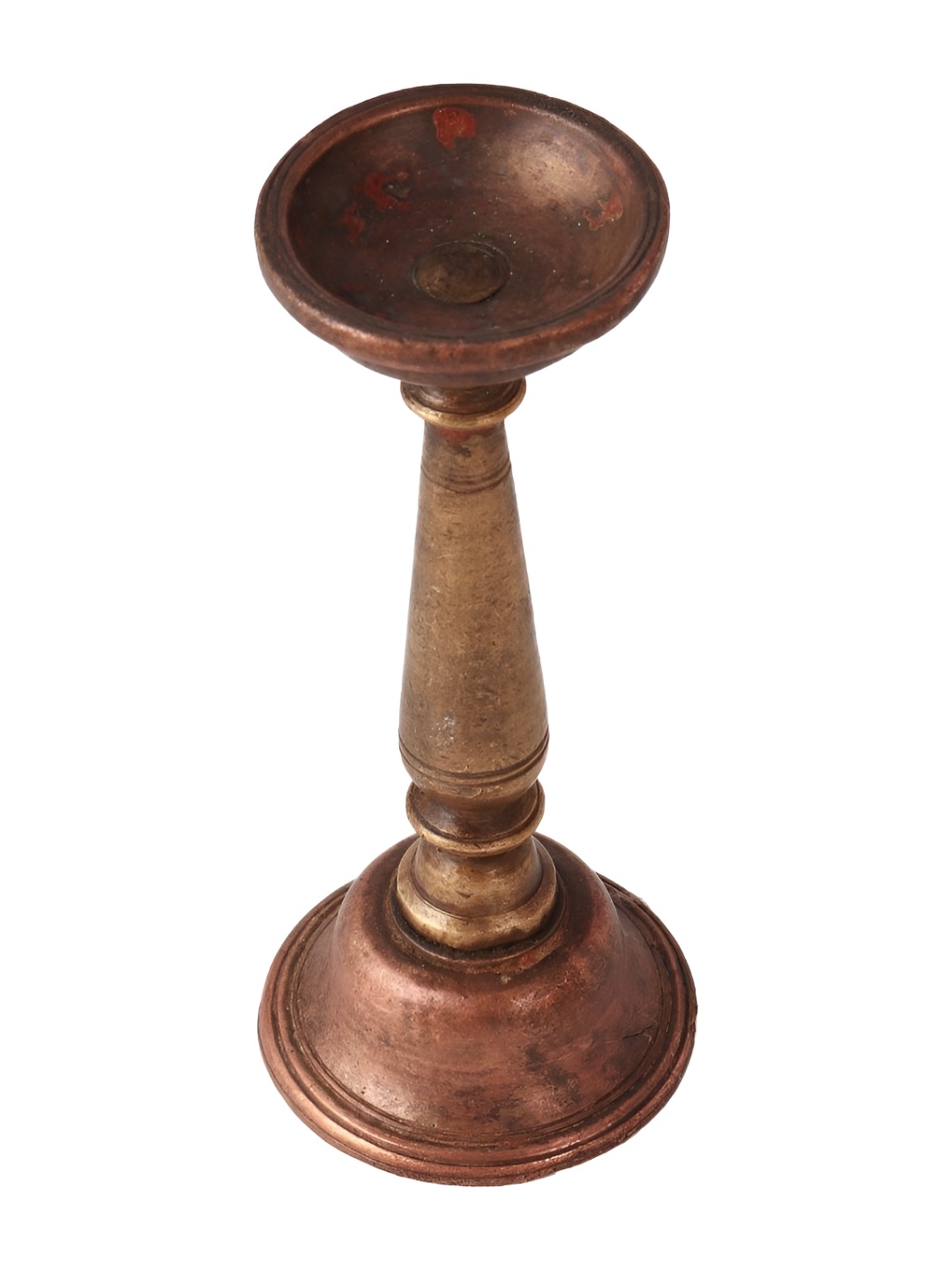 

Indianshelf Bronze Brass Textured Standing Diya