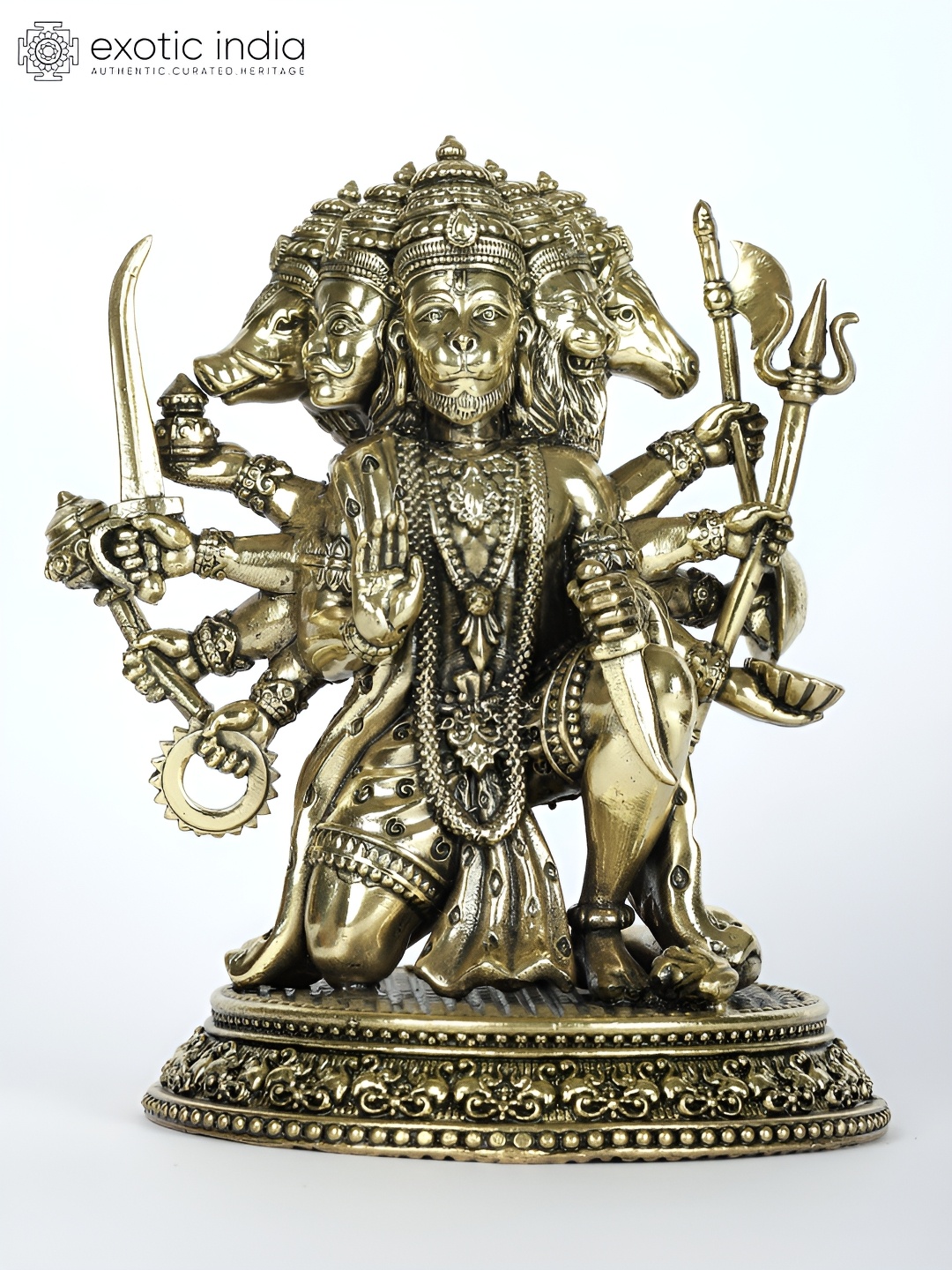 

Exotic India Gold-Toned Religious Idol Showpiece