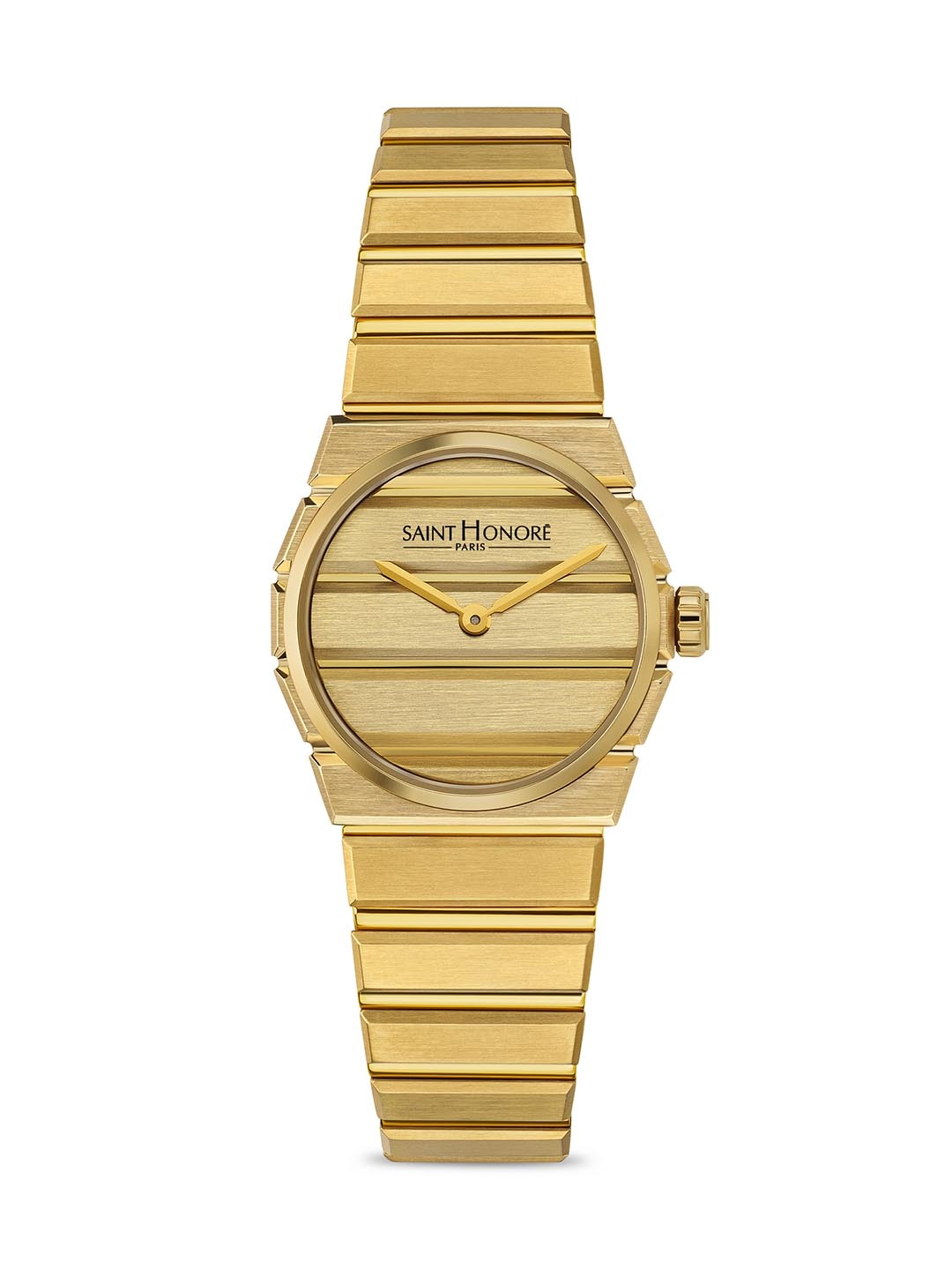 

SAINT HONORE PARIS Women Odeon Quartz Ip Gold Round Watch- OD721116-3TT