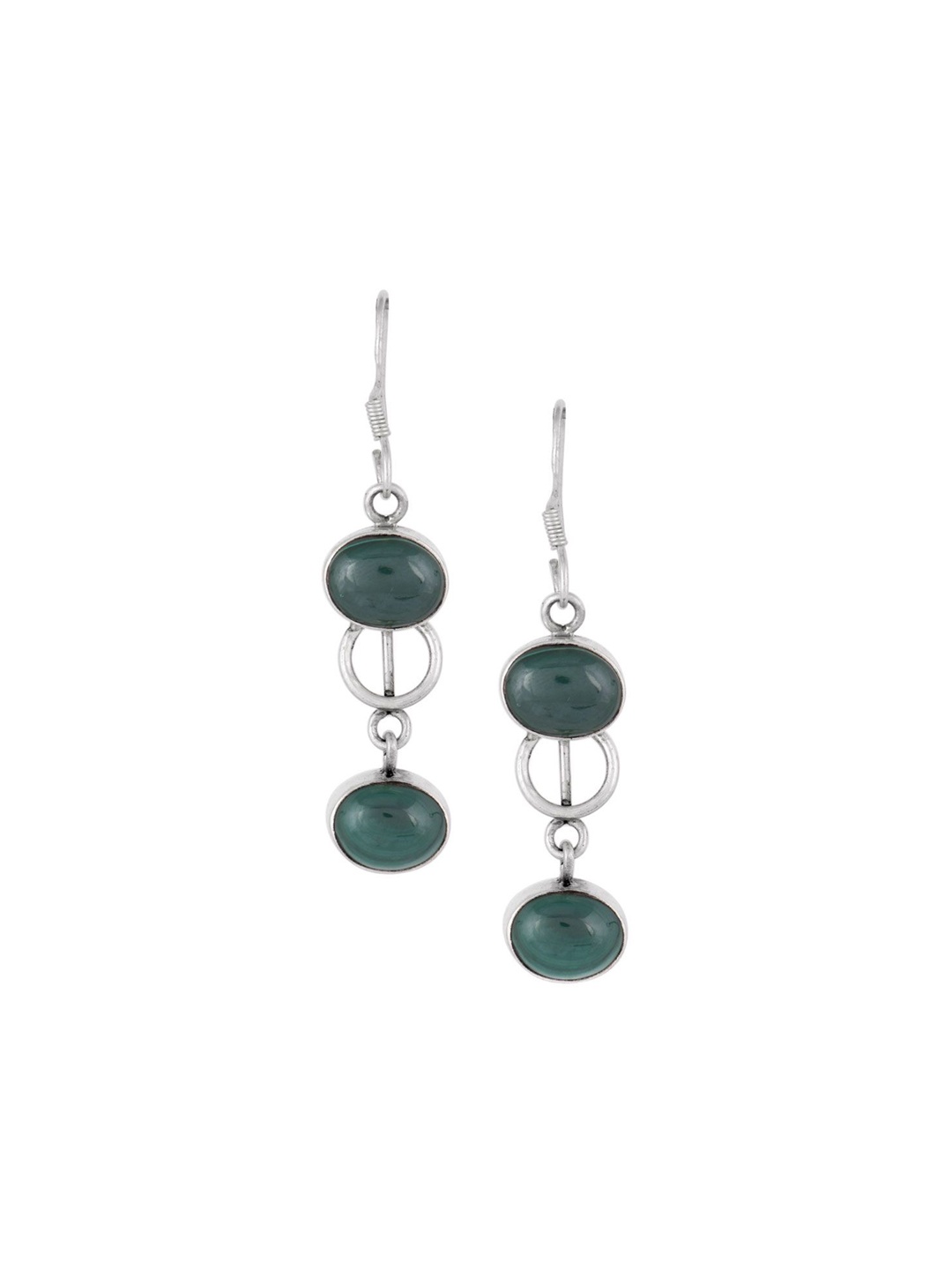 

Indianshelf 92.5 Sterling Silver Contemporary Drop Earrings