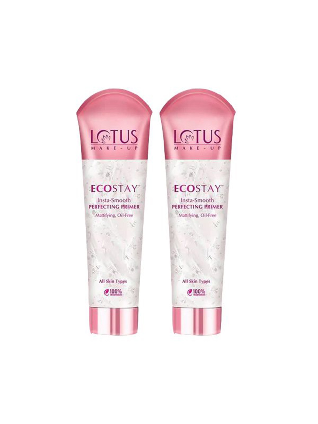 

LOTUS Make-up Set Of 2 Ecostay Insta Smooth Perfecting Primer - 30 g, Pink