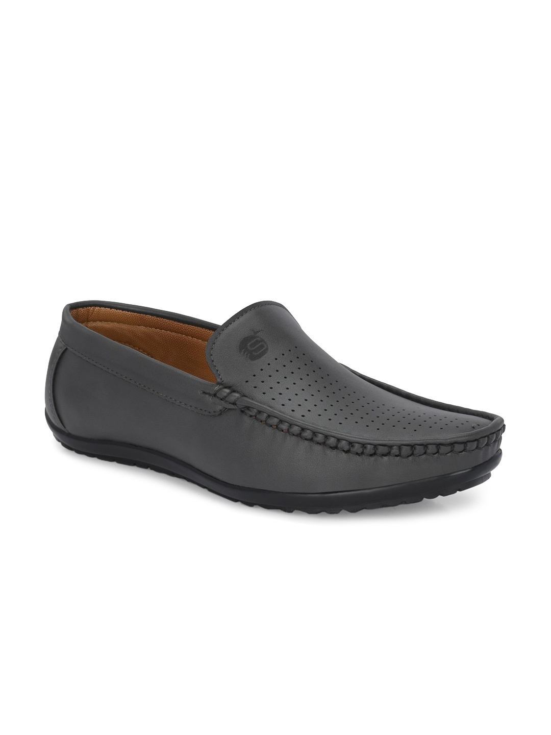 

Stylelure Men Textured Formal Loafers, Grey