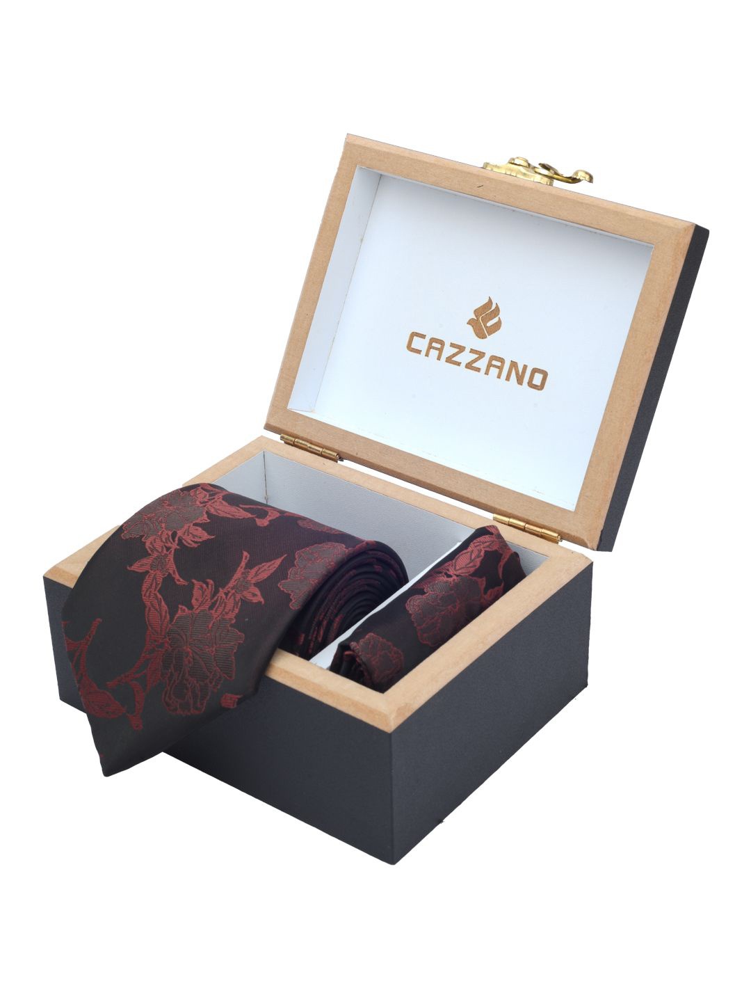 

Cazzano Men Accessory Gift Set of, Burgundy