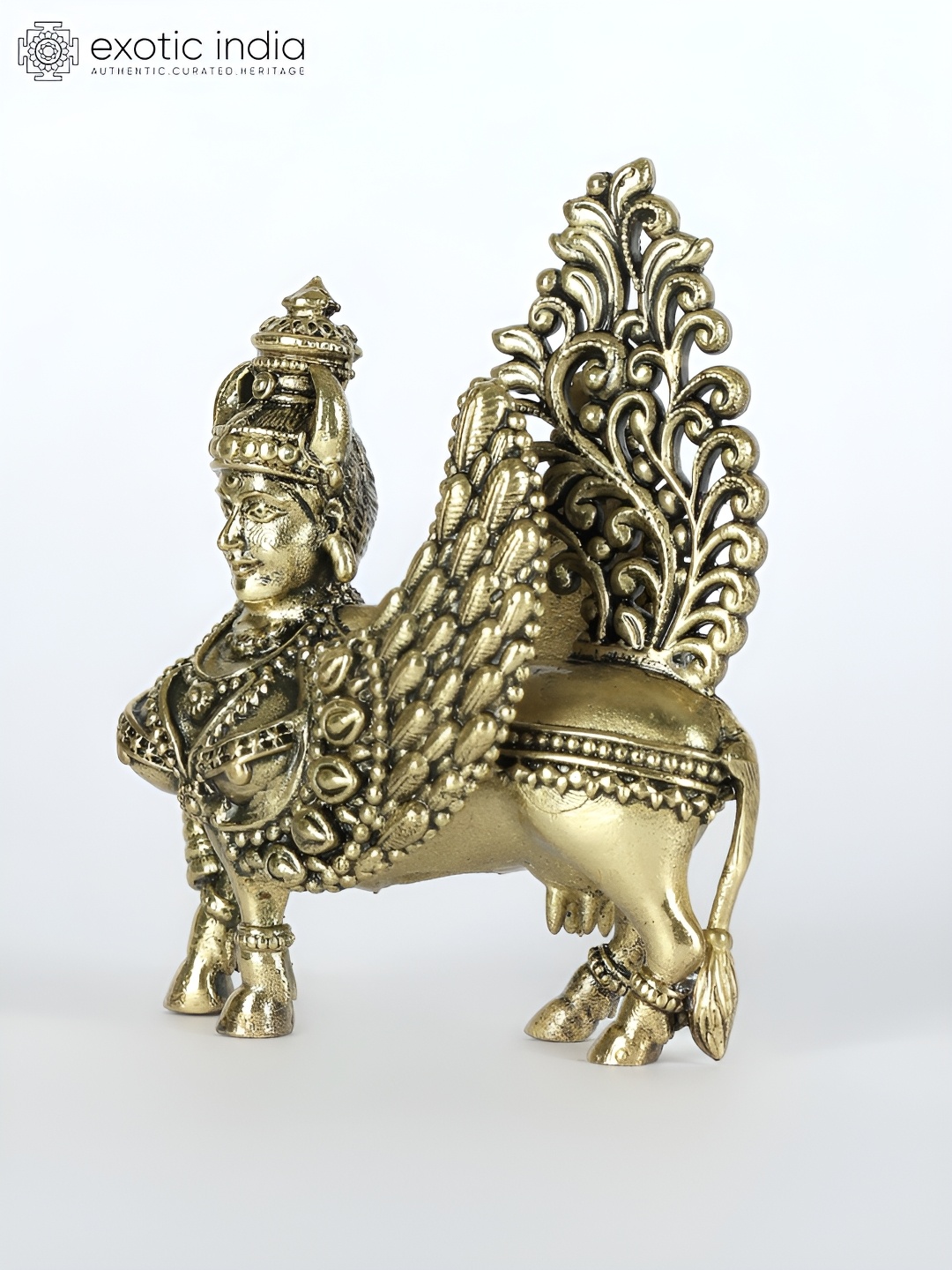 

Exotic India Gold-Toned Religious Idol Showpiece