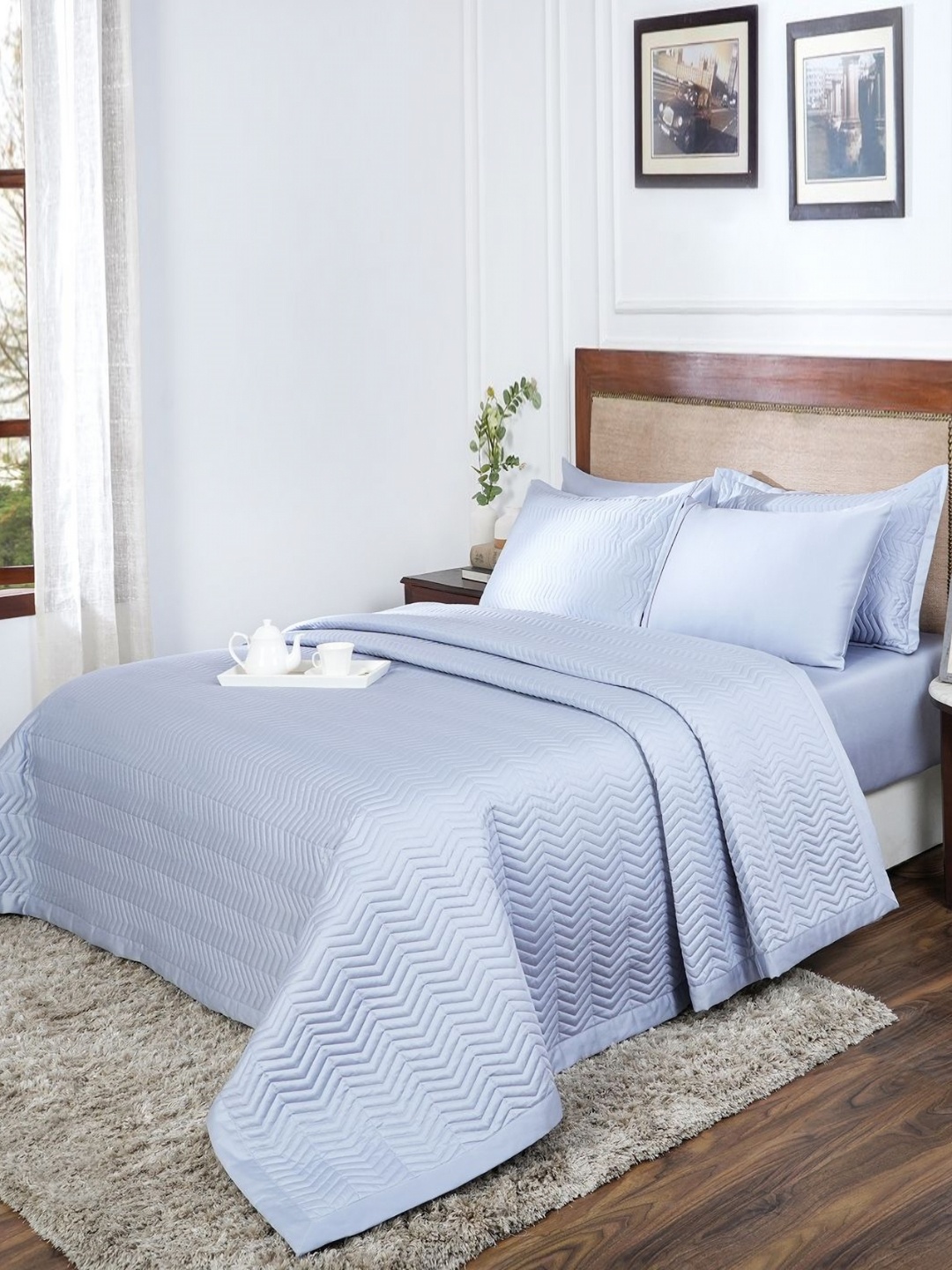 

MASPAR Blue 100 GSM Cotton Single AC Quilt