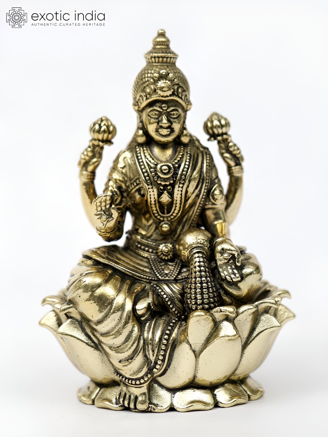

Exotic India Gold-Toned Religious Idol Showpiece