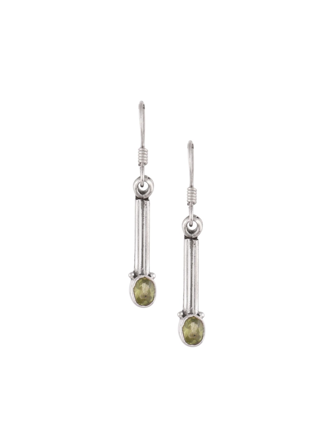 

Indianshelf 92.5 Sterling Silver Contemporary Drop Earrings