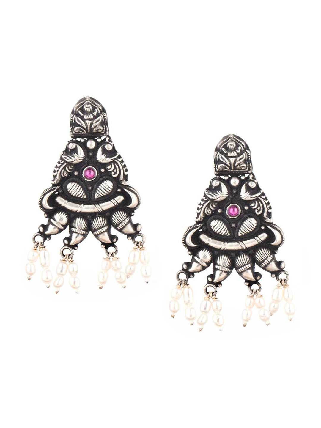 

Indianshelf Girls 92.5 Sterling Silver Contemporary Drop Earrings