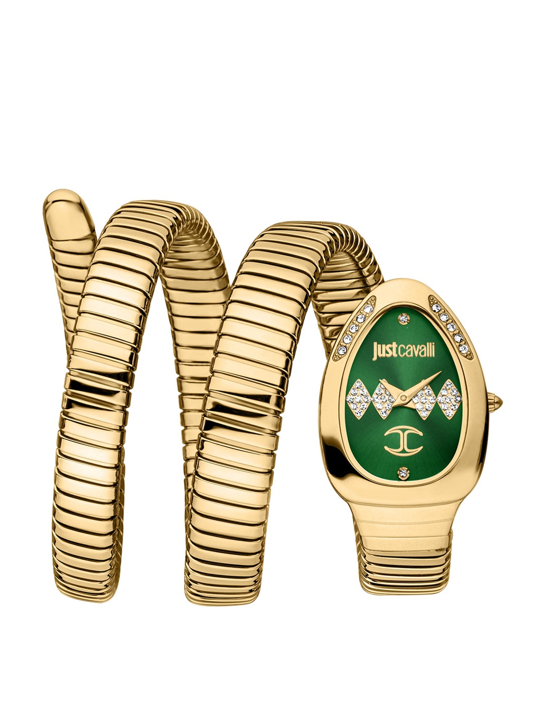 

Cavalli Snake Collection Women Analogue Watch TLS - JC1L230M0045, Green