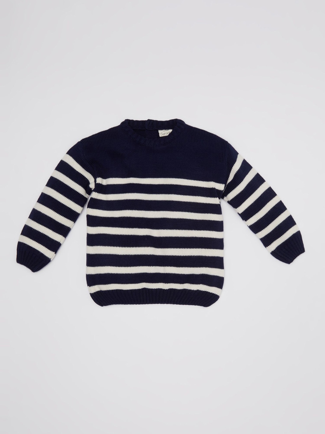 

DeFacto Boys Striped Pullover, Black