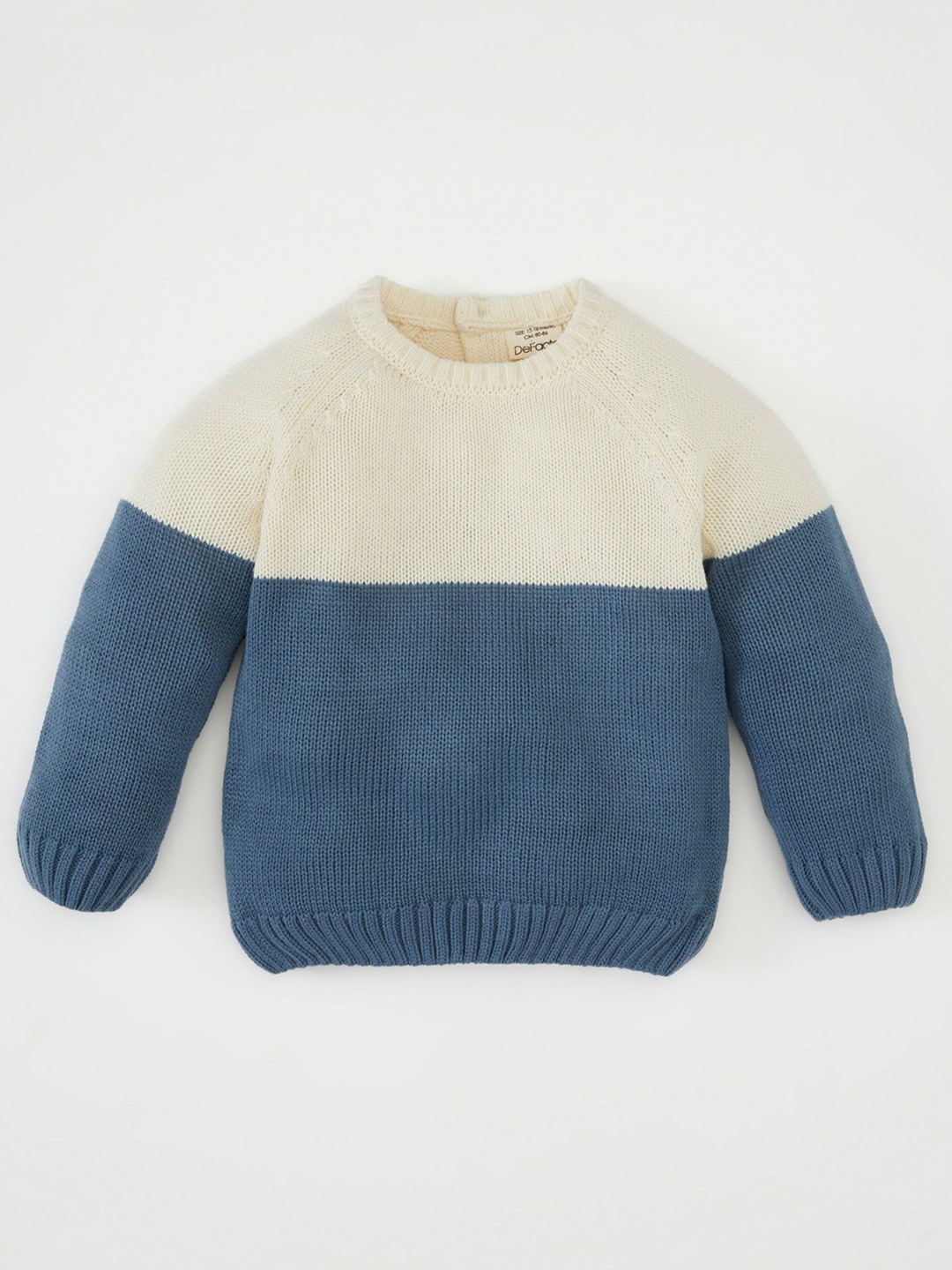 

DeFacto Boys Colourblocked Pullover, Blue