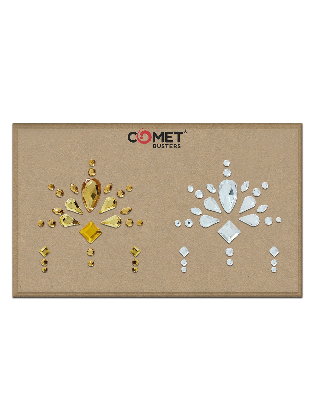 

Comet Busters Face Jewels Temporary Sticker Bindi, White