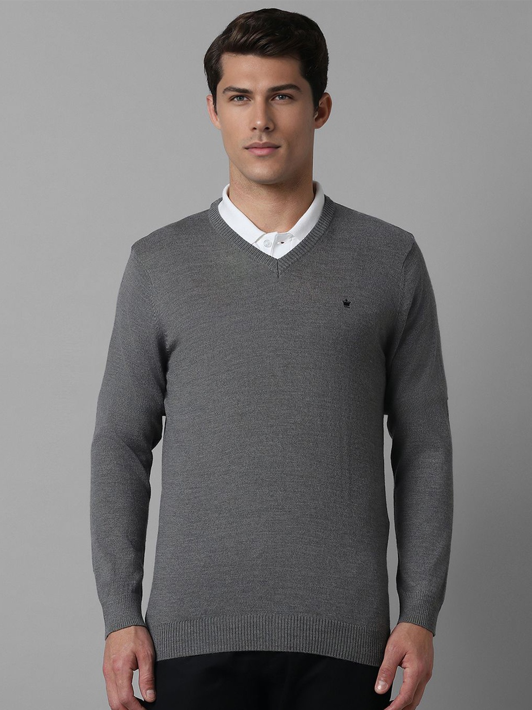 

Louis Philippe Men Pullover, Grey