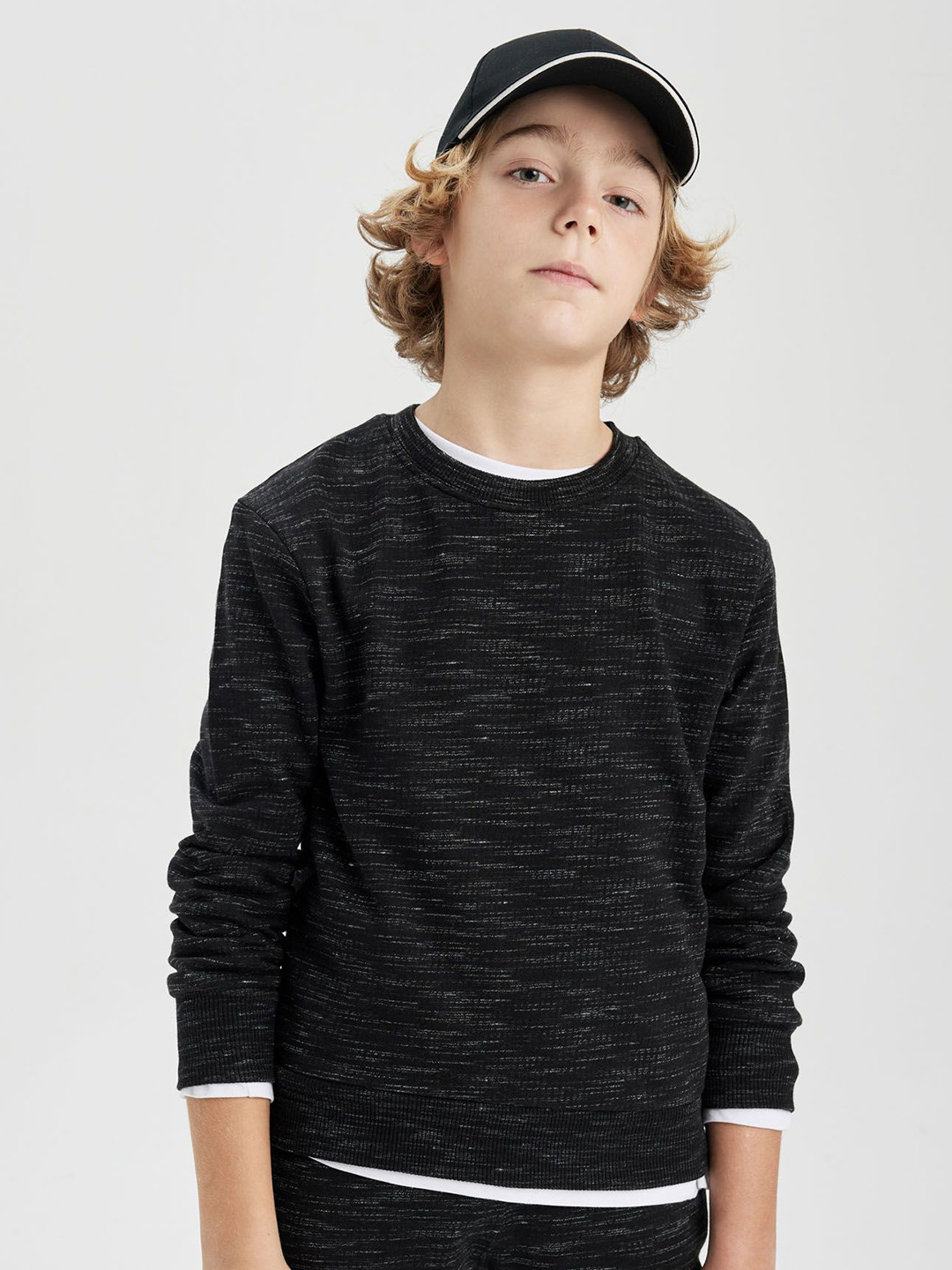 

DeFacto Boys Cotton Sweatshirts, Black