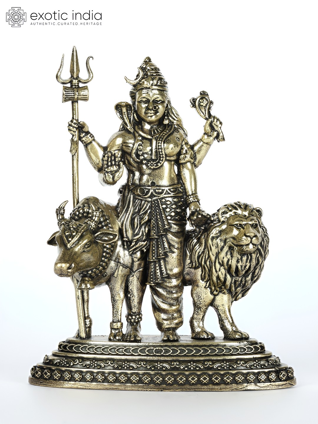 

Exotic India Gold-Toned Religious Idol Showpiece