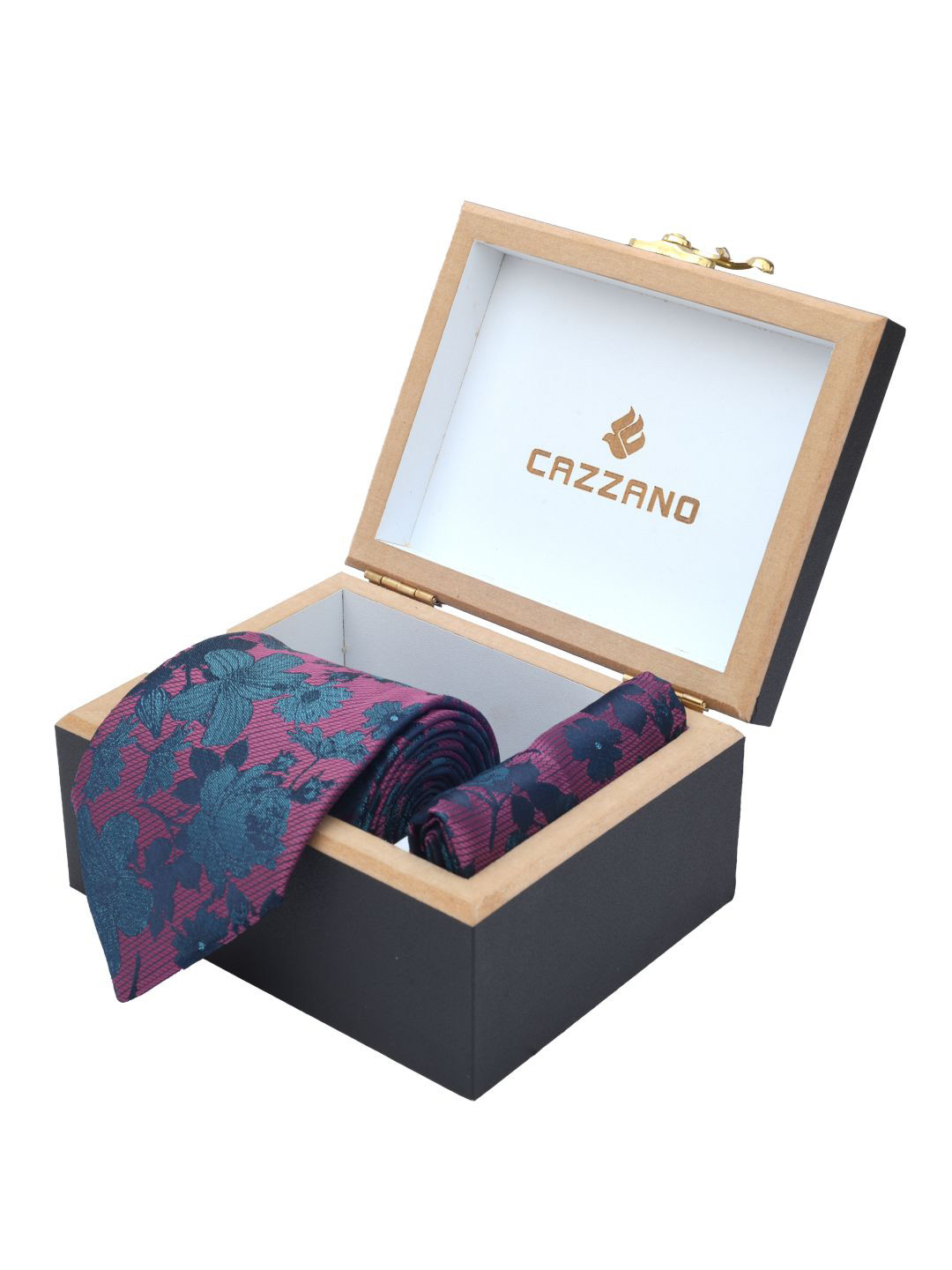 

Cazzano Men Accessory Gift Set of, Purple