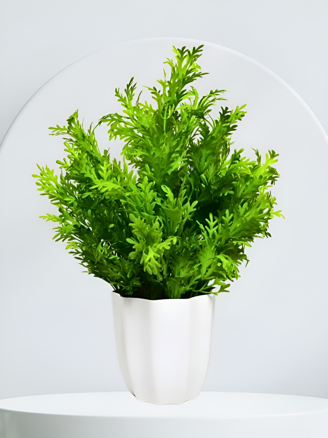 

fancy mart Green 1 Pieces Artificial Plant With Pot