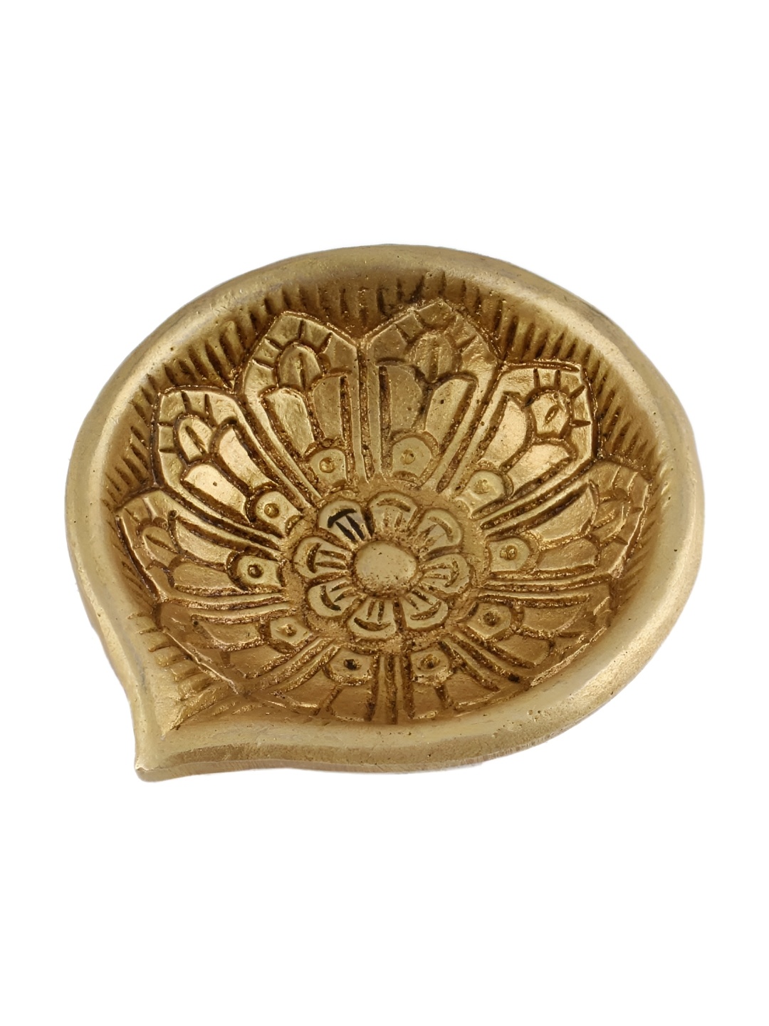 

Indianshelf Gold -Toned Brass Diwali Deepam Diya