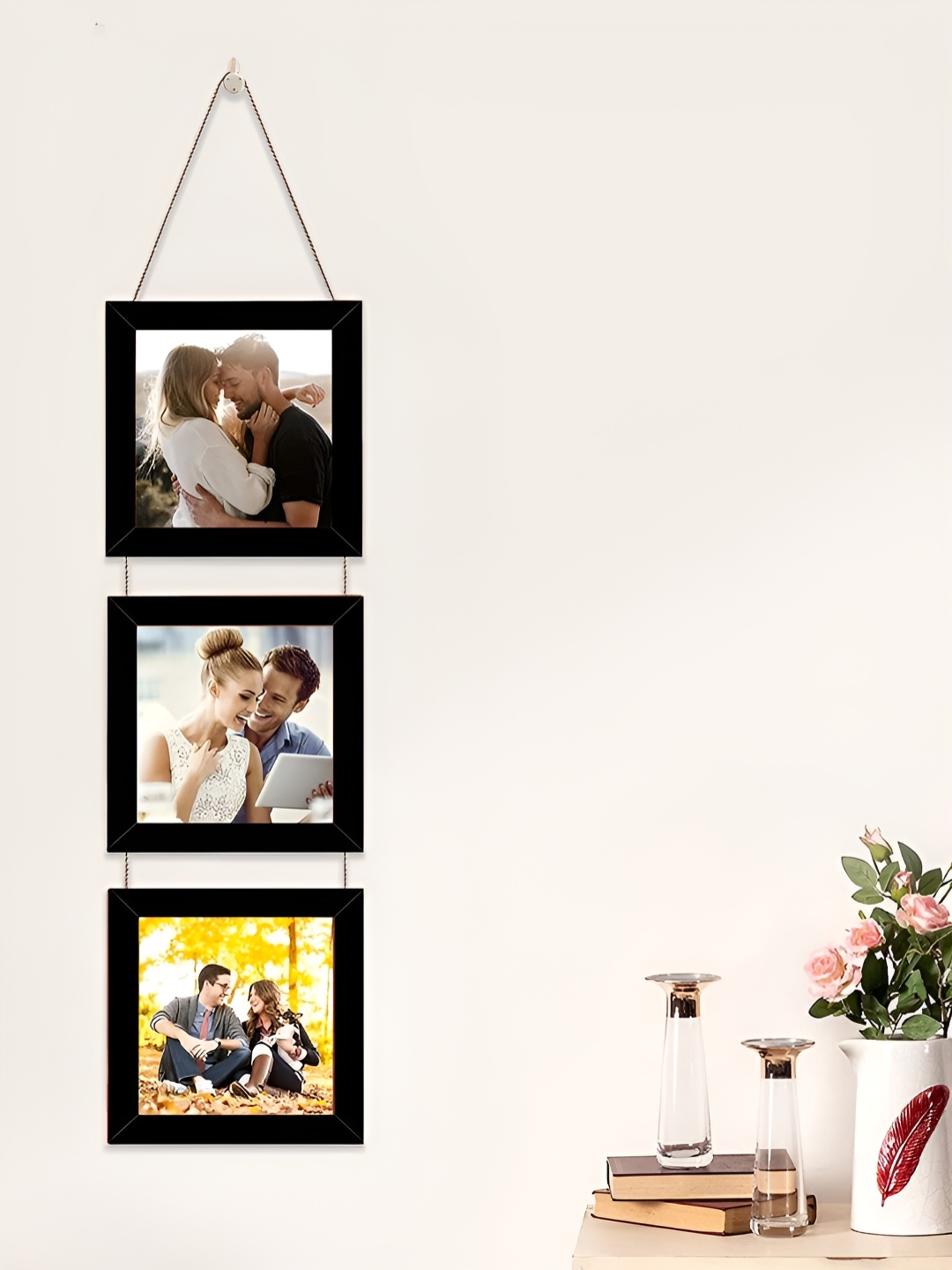 

Art Street Black 3 Pieces Wood Wall Photo Frames