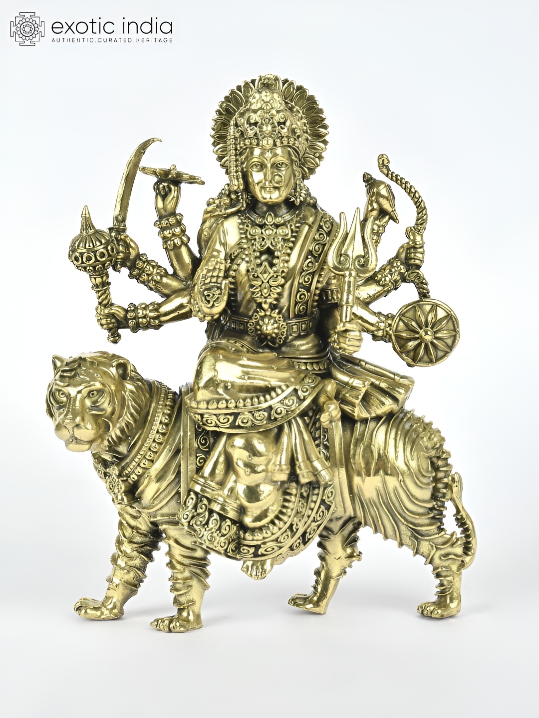 

Exotic India Gold-Toned Religious Idol Showpiece