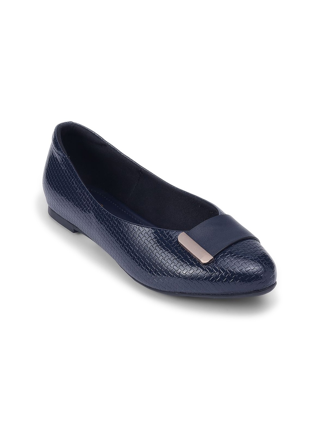 

PEPPER Women Textured Ballerinas Flats, Blue