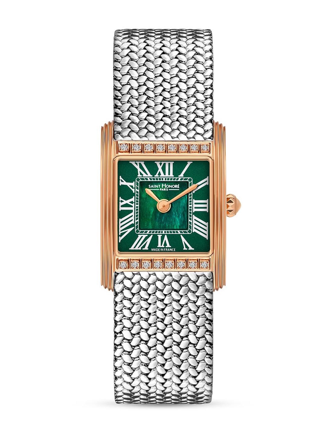 

SAINT HONORE PARIS Women Palais Royal Ronda 1062 Green Round Watch- PR710155-81YVR