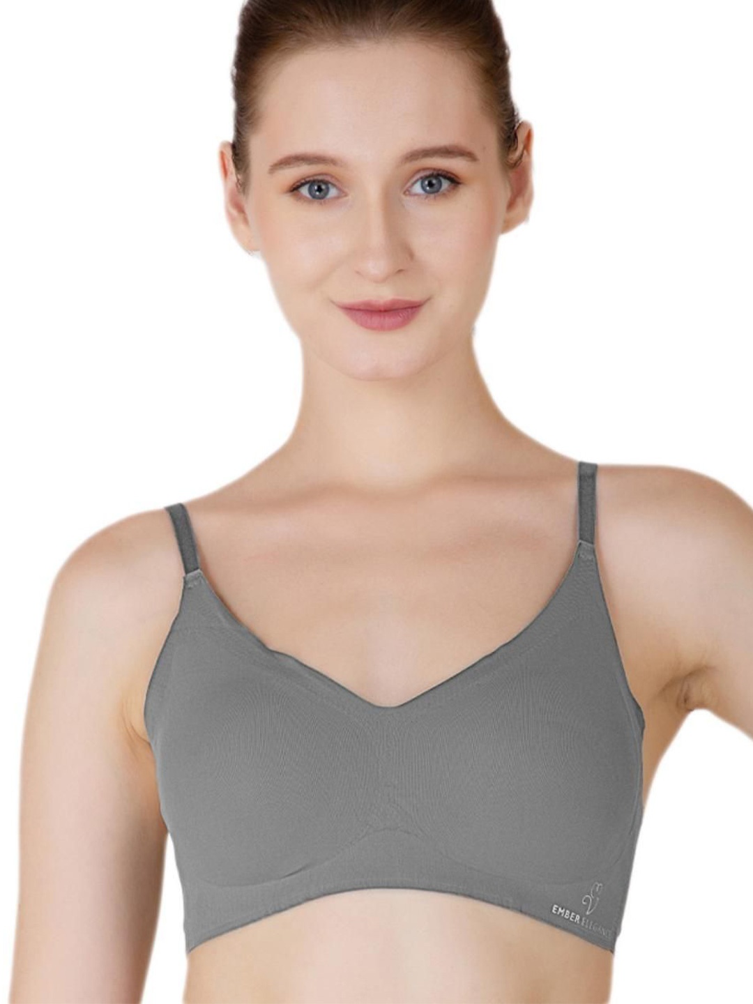 

Luella Bra Full Coverage Lightly Padded T-shirt Bra, Grey