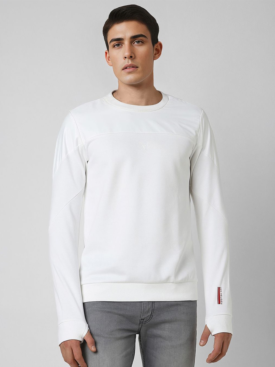 

Van Heusen Sport Men Sweatshirt, White